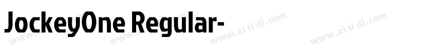 JockeyOne Regular字体转换